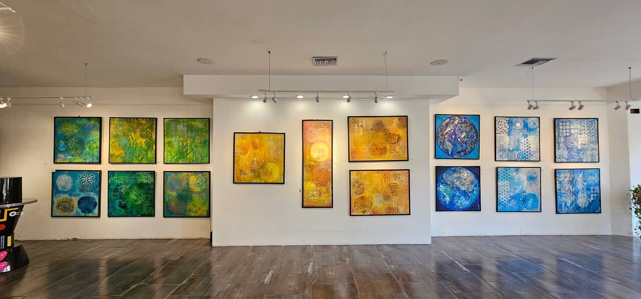 The Chronicals of Time and Evolution by local artist Elisa Lejuez