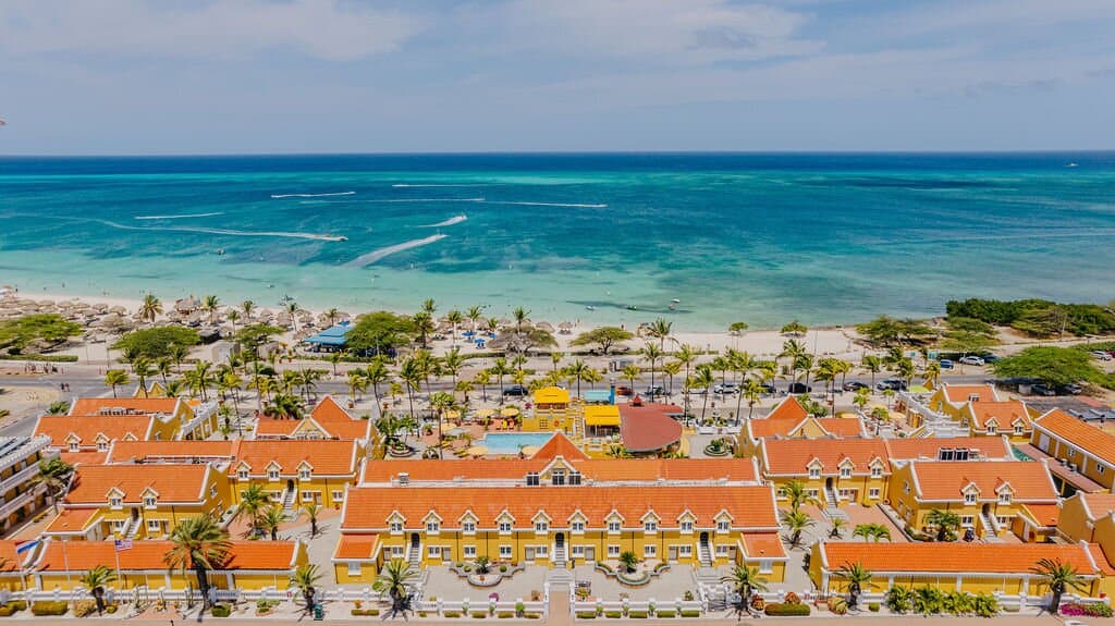 Amsterdam Manor Beach Resort located at Eagle Beach Aruba.