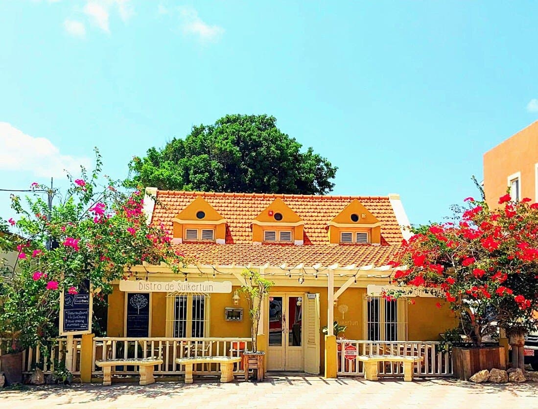 125 year old Aruban Cunucu house downtown Oranjestad