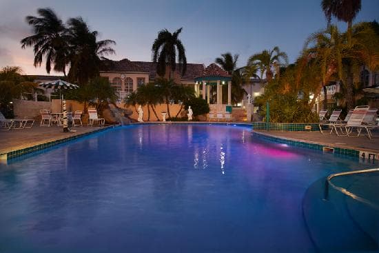 Pool Phase 1 at night